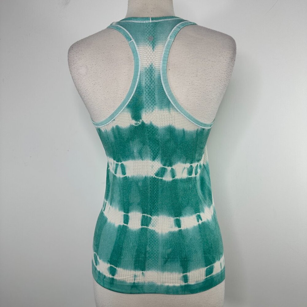Lululemon Swiftly Tech Racerback Heathered Tranquil Blue Women's Size 6 - Picture 4 of 11